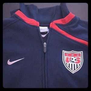 Nike US  National Team Zip Up Tricot Sweatshirt